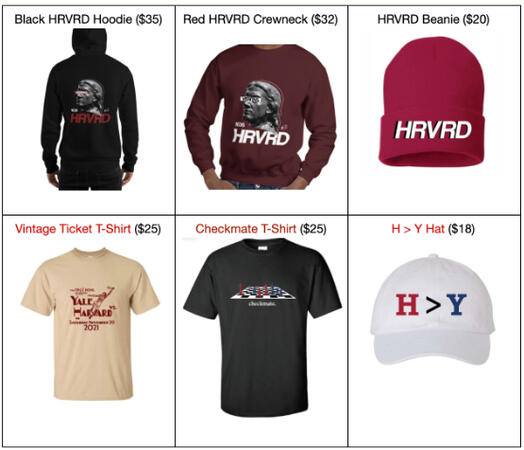 HRVRD merch